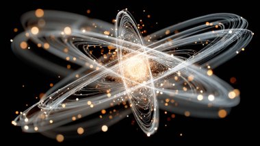 3D soyut teknoloji arkaplanı oluşturuluyor