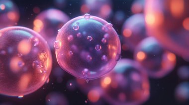 Hücre hücrelerinin 3 boyutlu çizimi