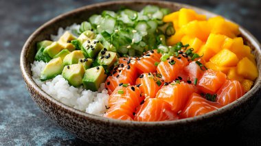 Japon yemeği, suşi seti.