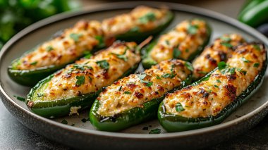 sarımsak soslu fırında kabak.