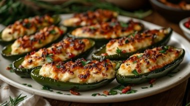 Pirinç ve bitkilerle doldurulmuş patlıcan