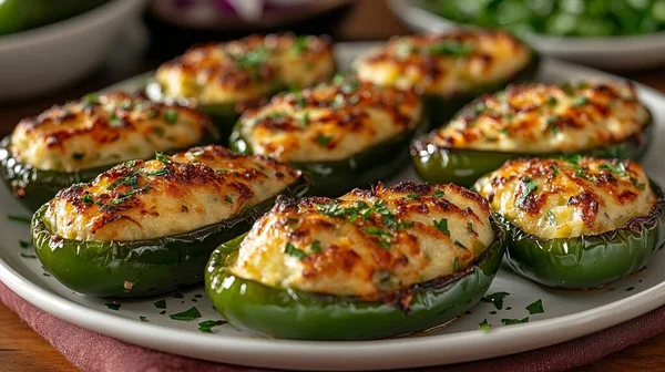 Peynirli ızgara yeşil patlıcan.