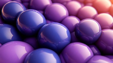 Mavi topları olan renkli arkaplan.