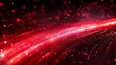 Parlayan yıldızlar ve çizgilerle soyut arkaplan