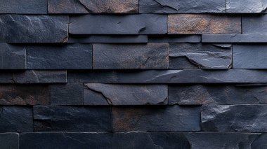 Taş duvar dokusu arka plan. Doğal taş duvar arkaplanı, koyu gri arkaplan.