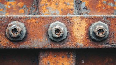 Paslı, metal kapı kolu var.