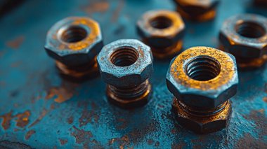 Metalli paslı metal boru.