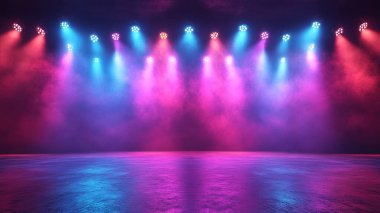 boş arkaplanda duman ve sis, 3 boyutlu görüntüleme