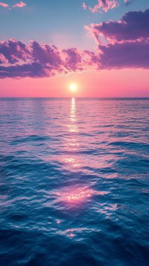 Denizde gün batımı