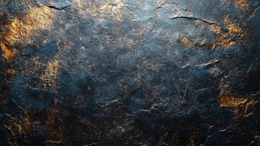 Çatlaklı eski metal duvarın soyut koyu arkaplan dokusu