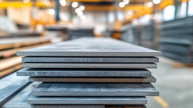 Sanayi, çelik ve üretim konsepti