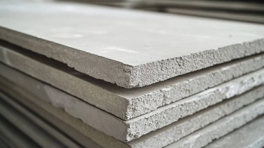 Gri arkaplanda yeni gri fayanslar