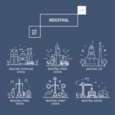 büyük endüstriyel simgesi tasarım öğeleri gazıyla seti zeytin, temiz
