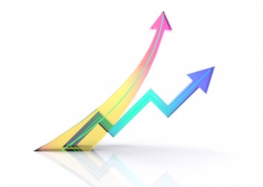 Reklam istatistikleri ve iş sistemi için ok teknolojisi camı. Ticaret teknolojisinden modern gelecek kavramı. Analiz ve sunucu işlemleri. Geliştirme işi. 3 Boyutlu Resim Çizimi.