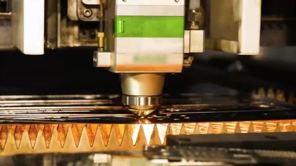 Cnc Den Plazma Kesimi Otomatik Metal Işleme Makinesi — Stok video