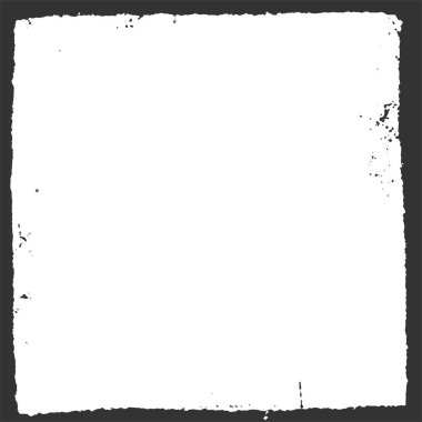 Grunge deseni kare çerçeve, iz, boya mürekkebi.