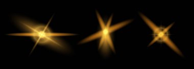 Bir takım elementler. Noel parıltısı, parıldayan bokeh efektleri ve tasarımların için ışıltılı bir doku. Şenlikli köpüklü altın. Kartlar, davetiyeler ve afişler için bayram aydınlatması.