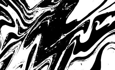 Grunge iç içe geçmiş doku, iplikler, çizgiler, tel, damarlar, monokrom. Grunge eski detaylı siyah beyaz doku. Vektör arkaplan