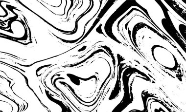 Grunge iç içe geçmiş doku, iplikler, çizgiler, tel, damarlar, monokrom. Grunge eski detaylı siyah beyaz doku. Vektör arkaplan