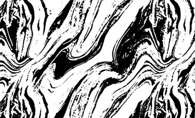 Grunge iç içe geçmiş doku, iplikler, çizgiler, tel, damarlar, monokrom. Grunge eski detaylı siyah beyaz doku. Vektör arkaplan