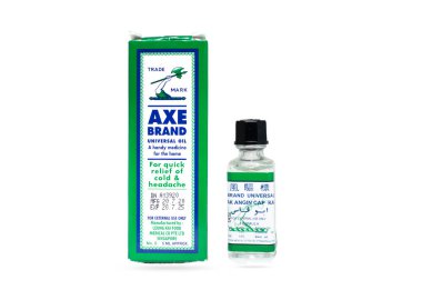 Soğuk ve baş ağrısından kurtulmak için balta markalı evrensel yağ