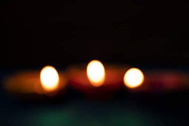 Diwali petrol lambası - soyut bulanık arka plan diwali kutlamaları