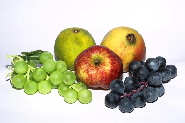 Tropisk Frukt Isolerad Vit Bakgrund — Stockfoto