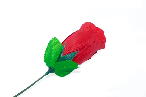 Czerwone Róże Białym Tle Może Być Wykorzystywany Śluby Dzień Matki — Zdjęcie stockowe