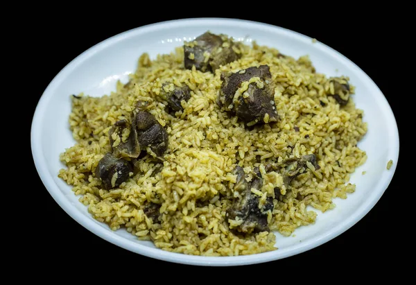 Würzig Und Köstlich Hammelfleisch Biryani — Stockfoto