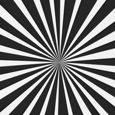 Siyah ve Beyaz Işınlar Retro Çizgi Roman Posterleri.