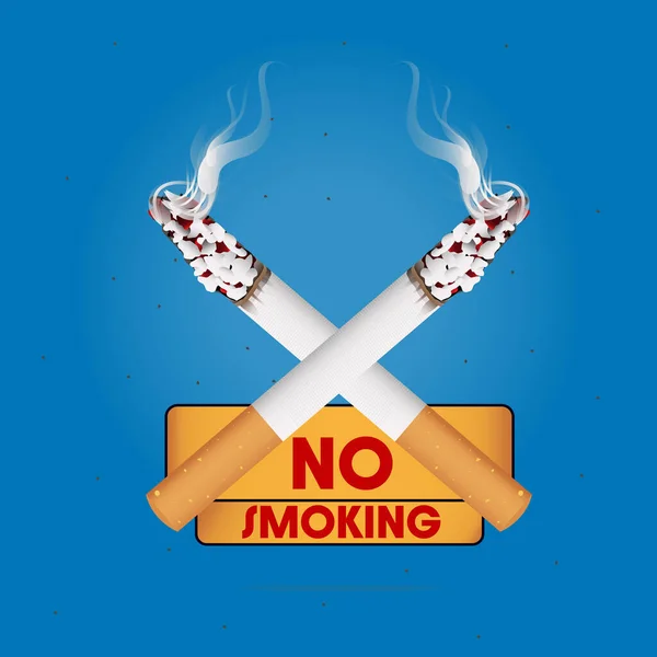 Concept Non Fumeur Jour Monde Mai — Image vectorielle