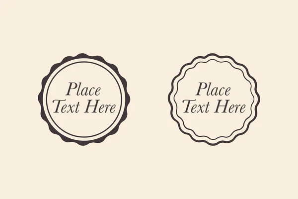 İmgelemek retro çerçevelemek, tasarım öğeleri ve kopya alanı koleksiyonu. Vintage shabby Chic vektör işaret ve metin.