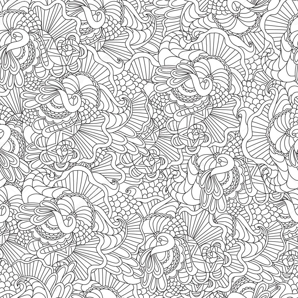 Disegni da colorare per adulti Decorativo a mano doodle