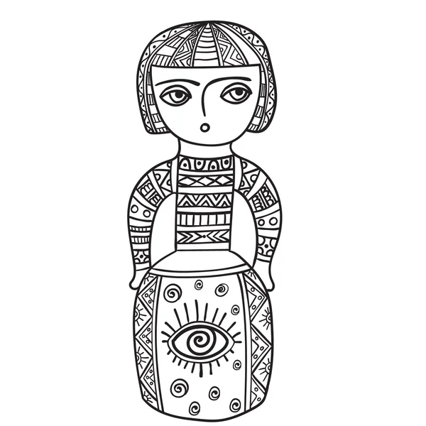 Download Animation portrait of the beautiful Egyptian woman. Horned ...