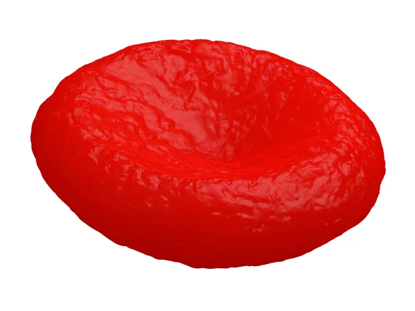 動脈や毛細血管の血管の内部で赤血球赤血球. — ストック写真