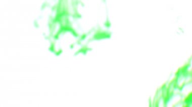 Yeşil mürekkep su.