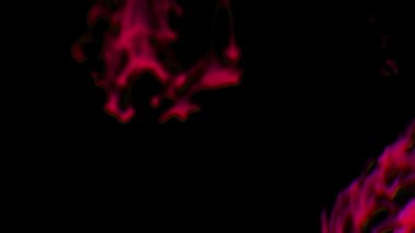 Suda kırmızı mürekkep. 