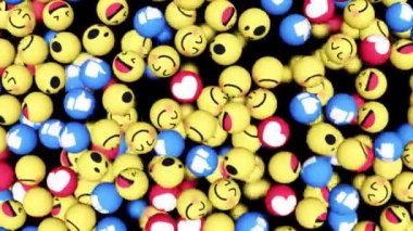 Facebook like button and empathetic emoji