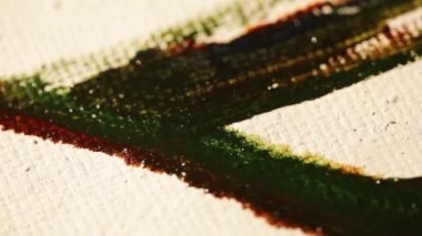 Tuval üzerine yağlı boya ile paining