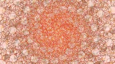 Kırmızı geometrik döngüsel döngü.