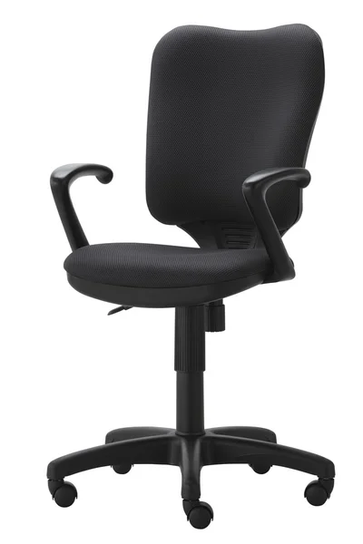 Silla giratoria oficina negro — Foto de Stock