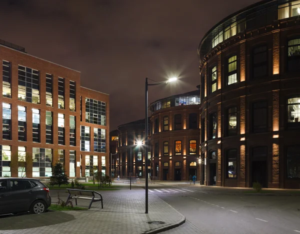 Office building exterior in loft style