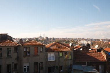 Istanbul sokak görünümü.
