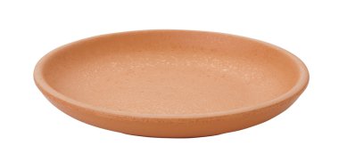 Kil uçan daire beyaz izole. 