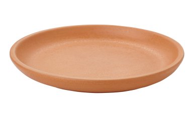 Kil uçan daire beyaz izole. 