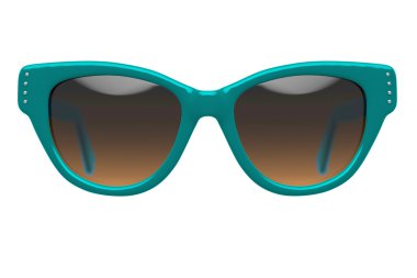 Beyaz arka plan üzerinde izole güneş gözlüğü. Kırpma yolu ile.