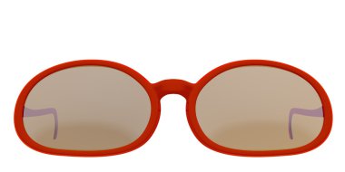 Beyaz arka plan üzerinde izole güneş gözlüğü