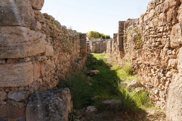 Ruínas do Palácio Real de Ugarit — Fotografia de Stock