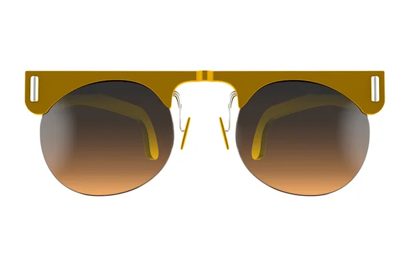 Солнцезащитные очки на белом фоне. С обрезанием пути — стоковое фото