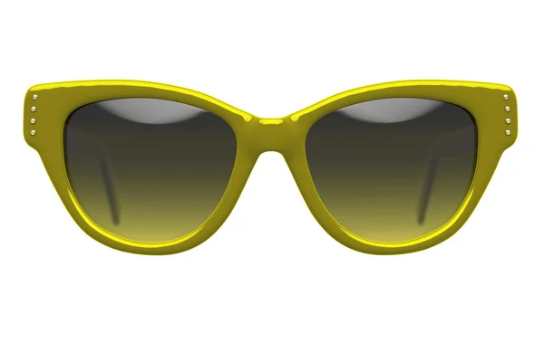 Sonnenbrille isoliert auf weißem Hintergrund. mit Schnittpfad. — Stockfoto